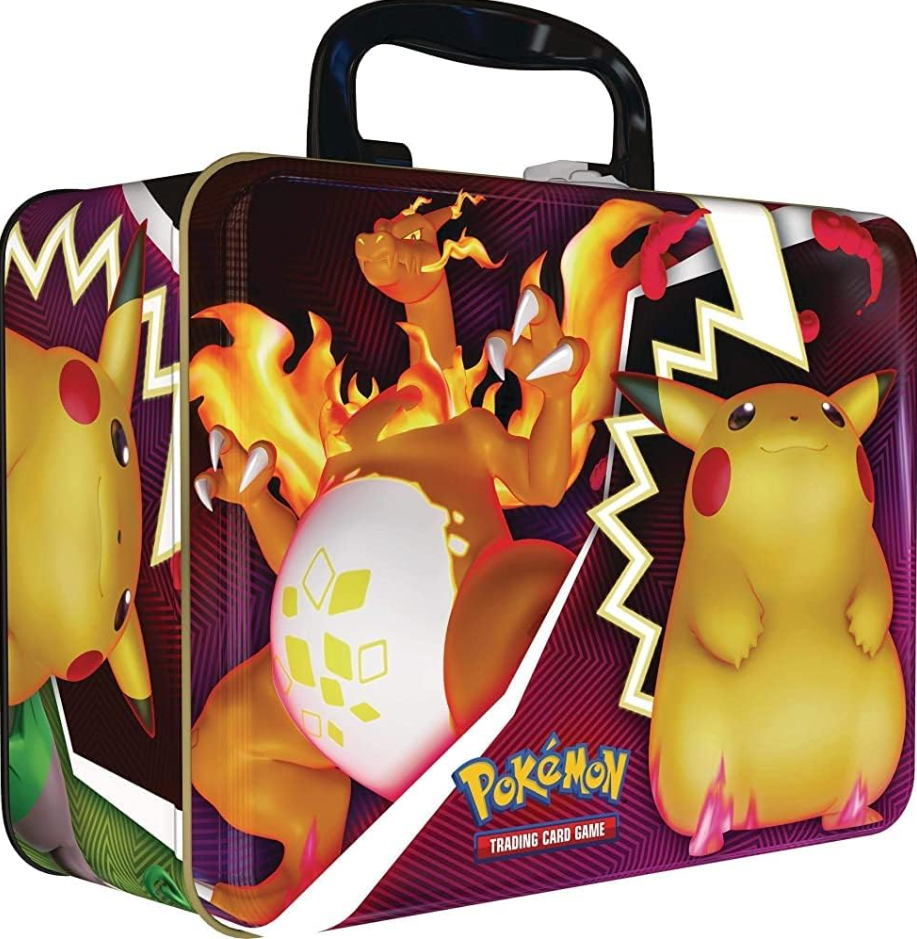 Pokemon 2020 Charizard & Pikachu Collectors Chest (5 packs with 10 cards)