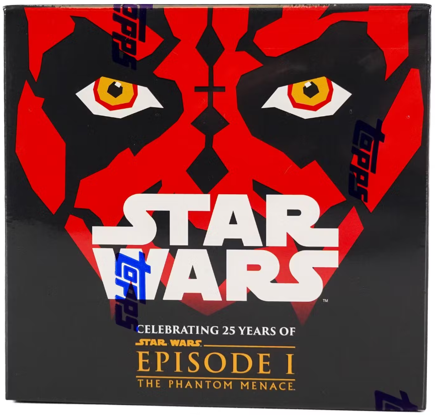 2023 Topps Chrome Sapphire Star Wars: The Phantom Menace Edition (8 packs per box, 4 cards per pack)