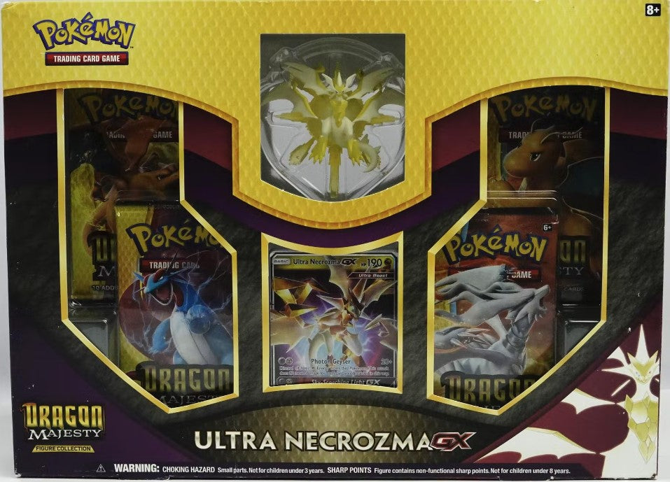 Pokemon Dragon Majesty Figure Collection - Ultra Necrozma GX (4 packs per box, 10 cards per pack)