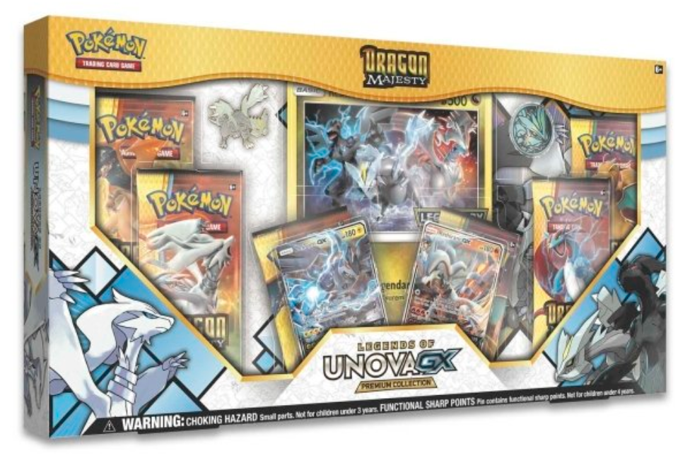 Pokemon Legends of Unova GX Premium Collection Box (6 packs per box, 10 cards per pack)