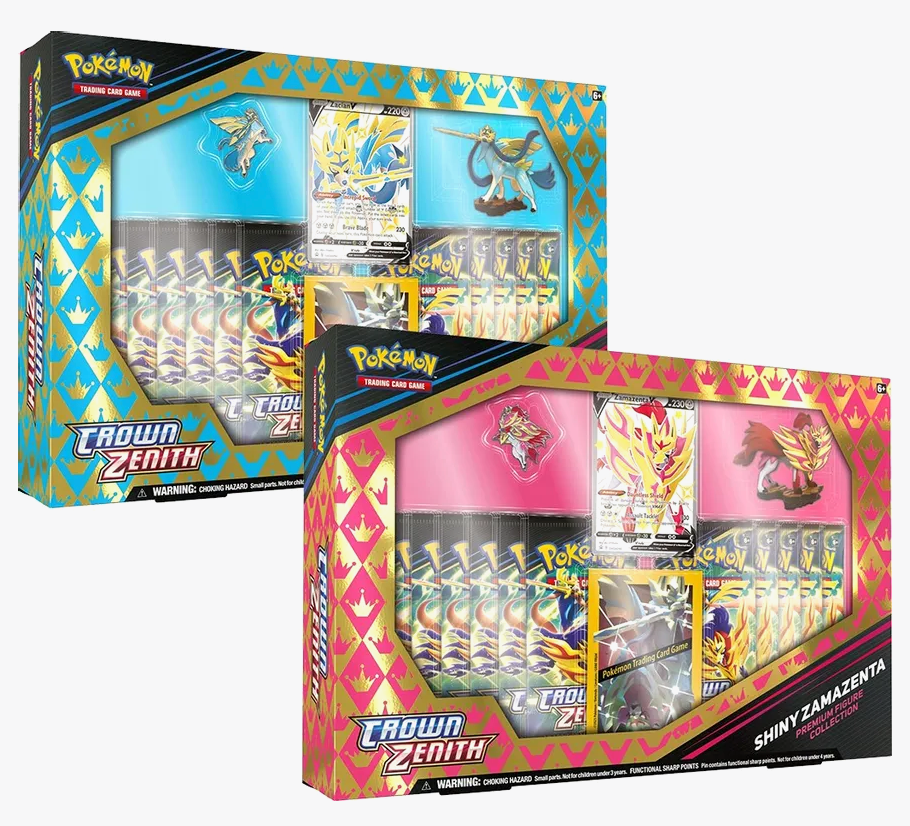 Pokemon Zacian/Zamazenta Premium Collection Box (11 packs per box, 10 cards per pack)