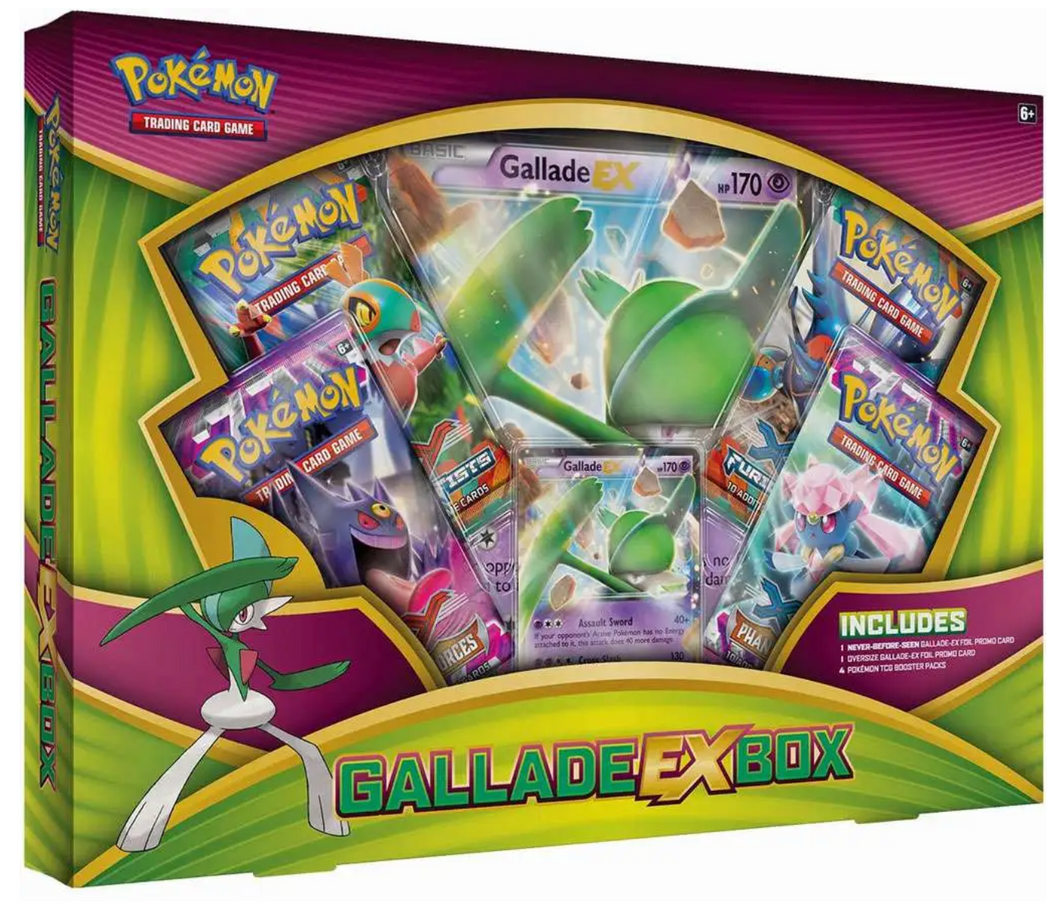 Pokemon Gallade EX Collection Box (4 packs per box, 10 cards per pack)