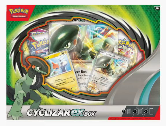 Pokemon Cyclizar EX Box (4 packs in a box, 10 cards in a pack)