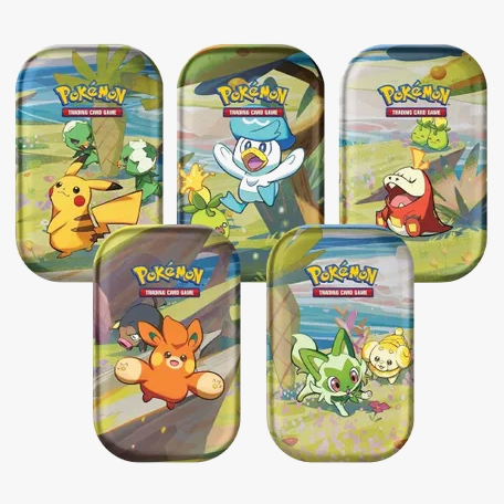 Pokemon Paldea Mini Tins (2 packs per tin, 10 cards per box)