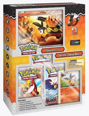 Pokemon Terrific Tepig Box  (3 packs per box, 10 cards per box)