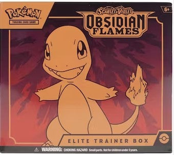 Pokemon Obsidian Flames Elite Trainer Box (9 packs per box, 11 cards per pack)