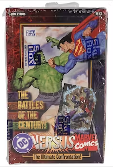 DC Versus Marvel Comics Hobby Box (1995 Fleer Skybox) (See Description)