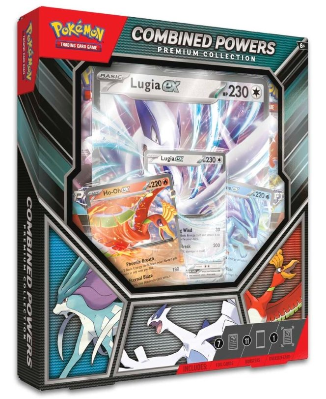 Pokemon Combined Powers Premium Collection (11 Packs Per Box, 10 Cards Per Pack)