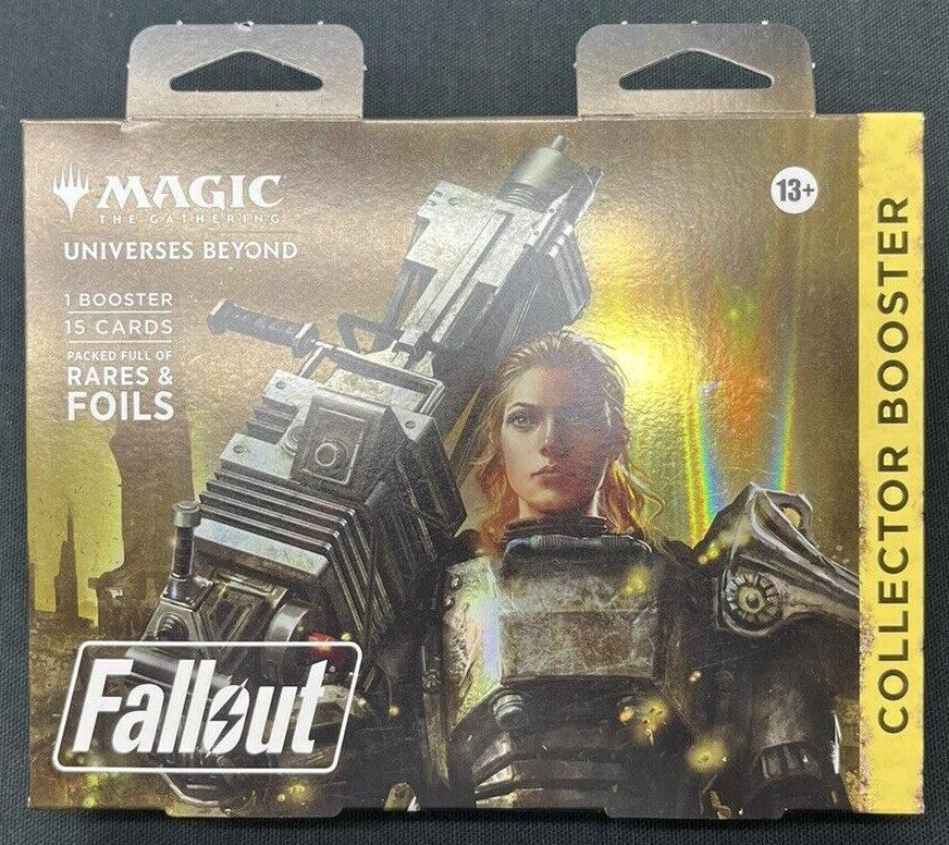 Magic the Gathering: Universes Beyond Fallout Collector Booster (1 Pack, 15 Cards Per Pack)