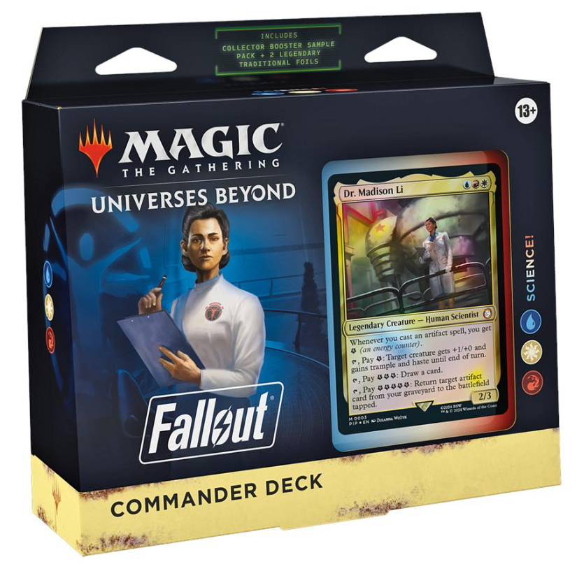 Magic the Gathering: Universes Beyond Fallout Commander Deck (103 Cards Per Box)