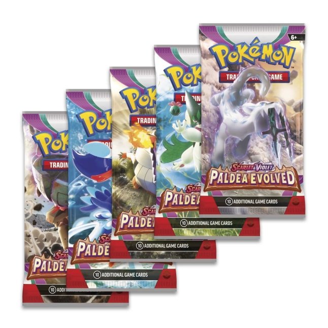 Pokemon S&V Paldea Evolved Booster Pack (10 cards per pack)