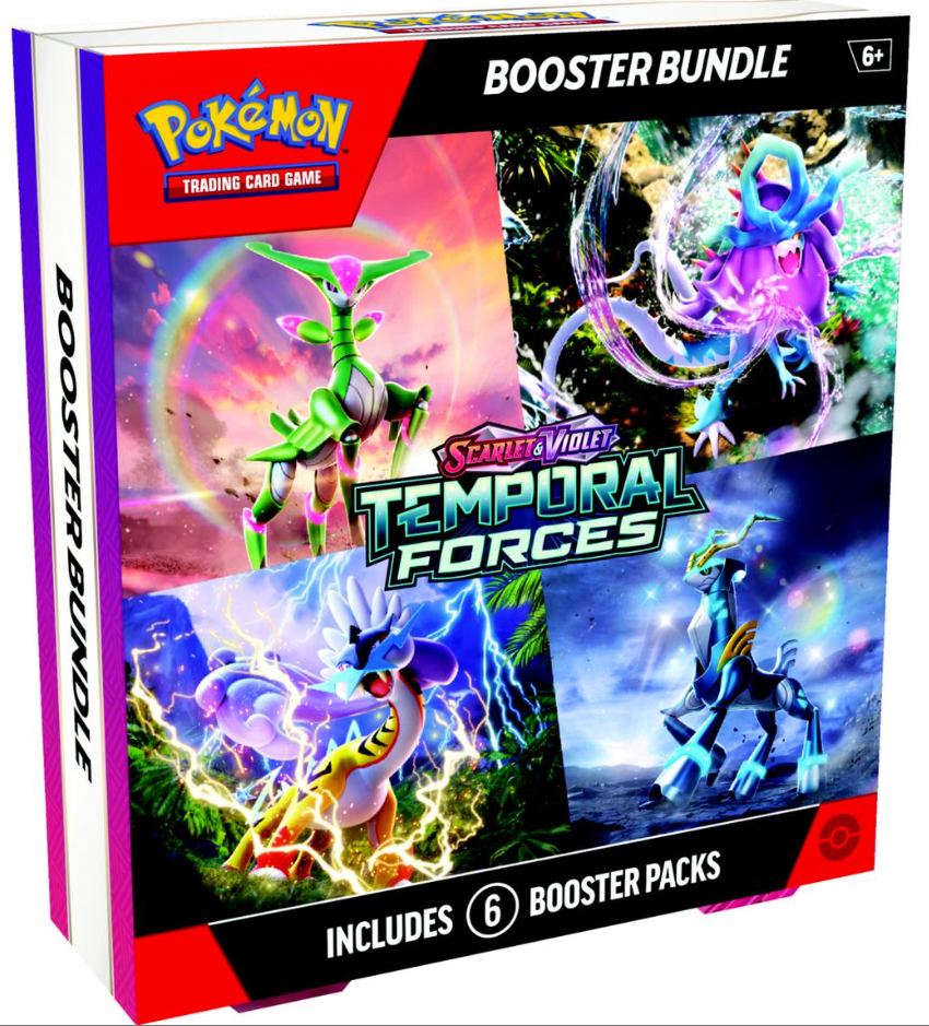 Pokemon Temporal Forces Booster Bundle (6 Packs Per Box, 10 Cards Per Pack.)