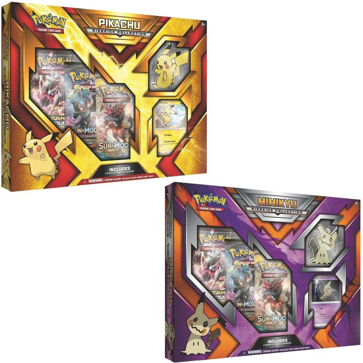 Pokémon Sidekick Collection Box (3 packs per box, 10 cards per pack)
