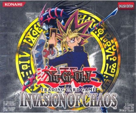 Yu Gi Oh Invasion of Chaos Booster Box (24 packs per box, 9 cards per pack)
