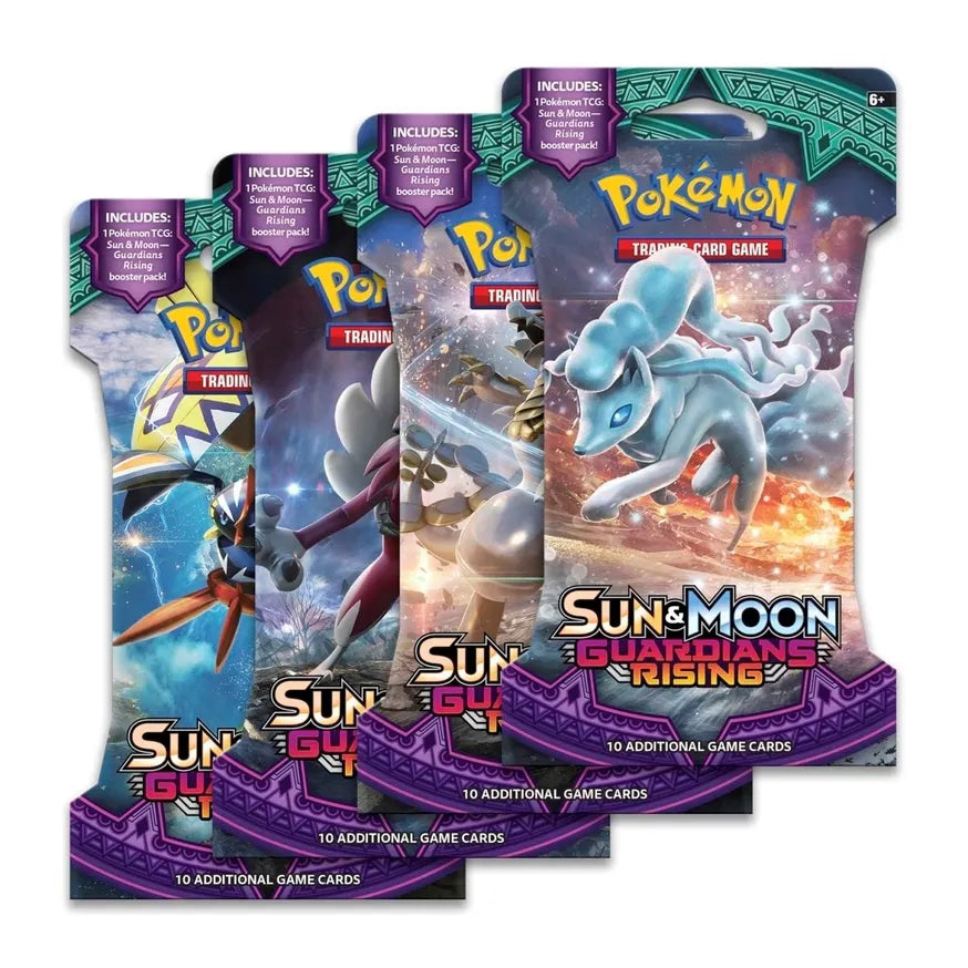Pokemon Guardians Rising Sleeved Booster Pack (2 pack per hanger, 10 cards per pack)