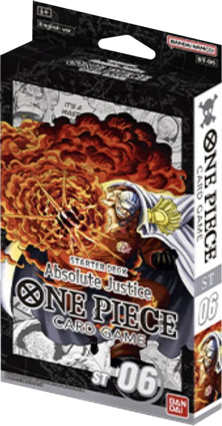 One Piece Absolute Justice Starter Deck (Deck includes 51 cards)