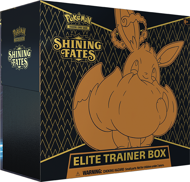 Pokemon Shining Fates Elite Trainer Box (10 Packs with 10 Cards)