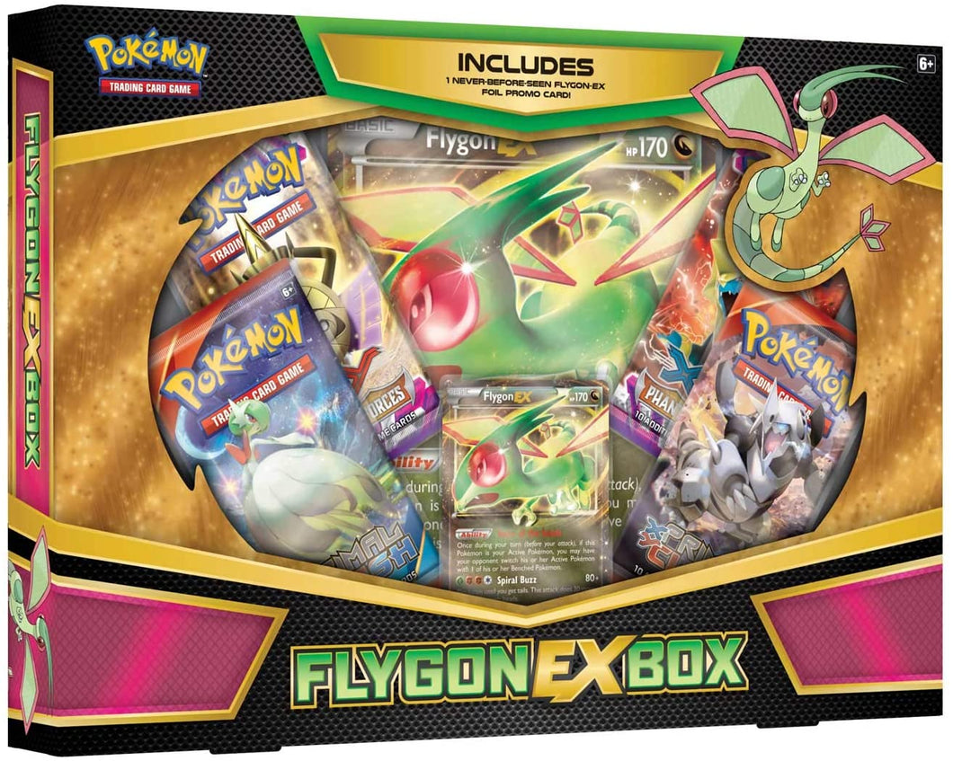 Pokemon Flygon EX Box - XY - Primal Clash (4 pack per box, 10 cards per pack)