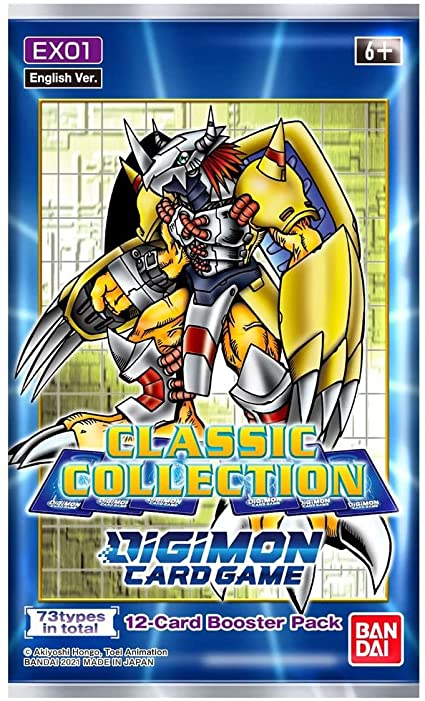Digimon Classic Collection Pack (Pack contains 12 cards.)