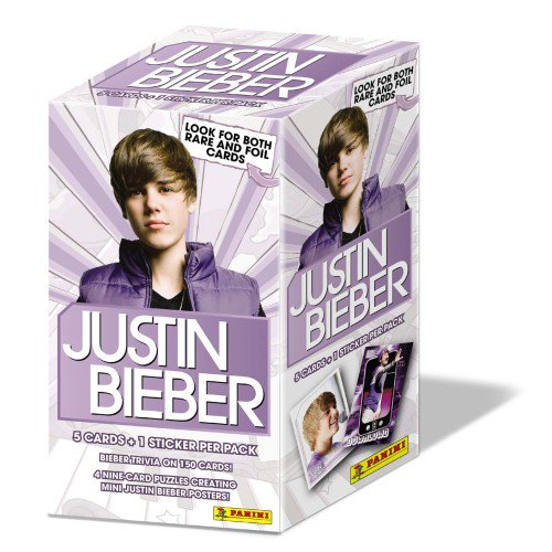 Justin Bieber Blaster Box (9 pack per box, 5 cards per pack)
