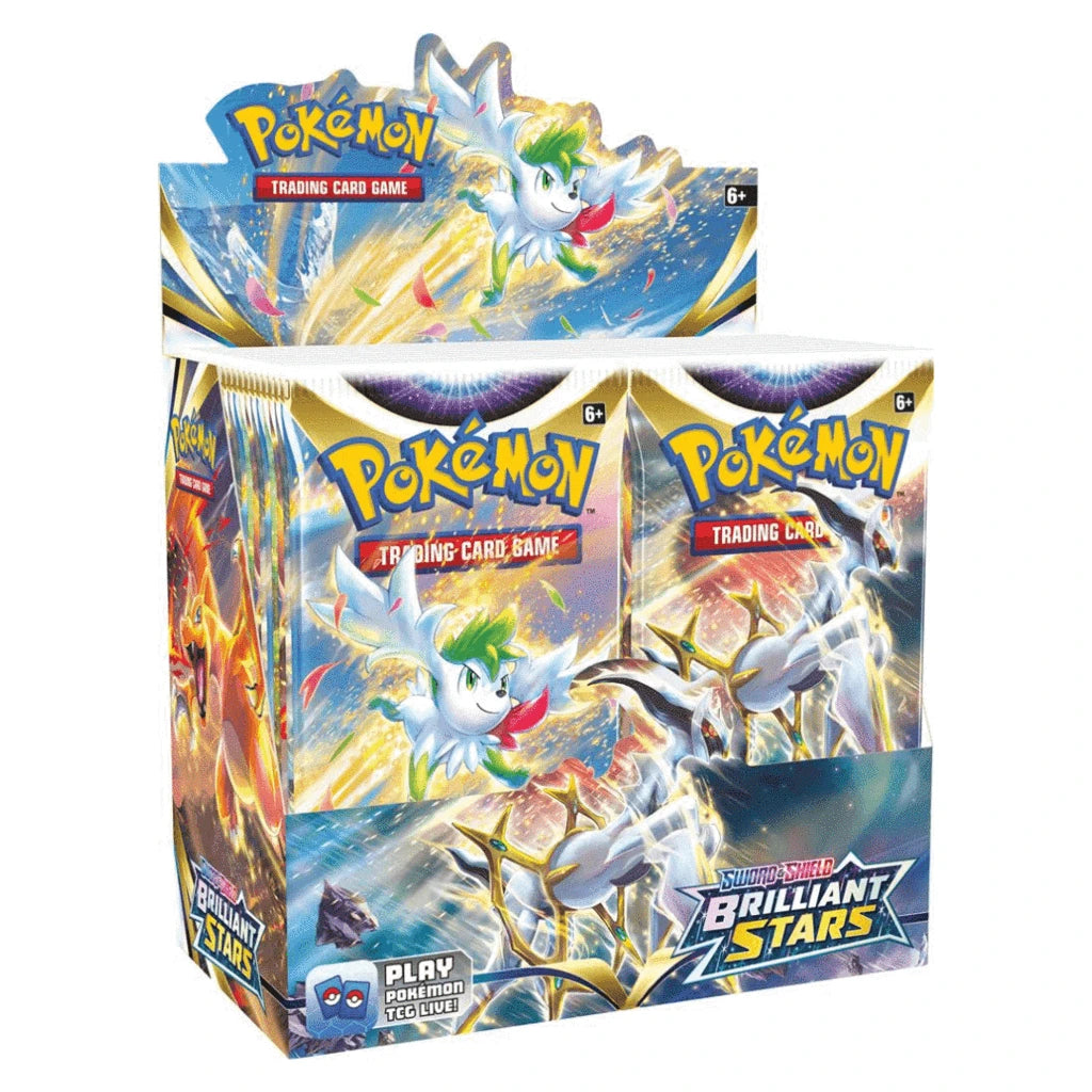 Pokemon Brilliant Stars Booster Box (36 packs per box, 10 cards per pack)
