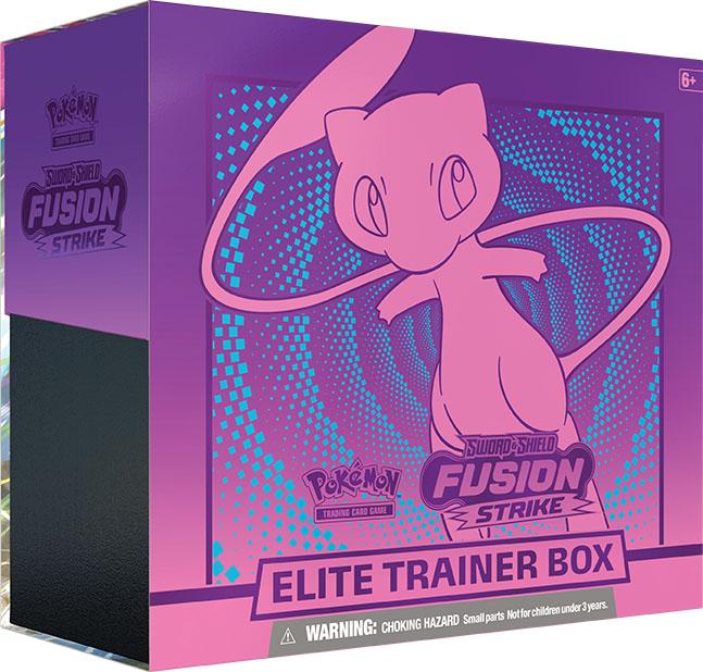 Pokemon Fusion Strike Elite Trainer Box (8 packs per box, 10 cards per pack)