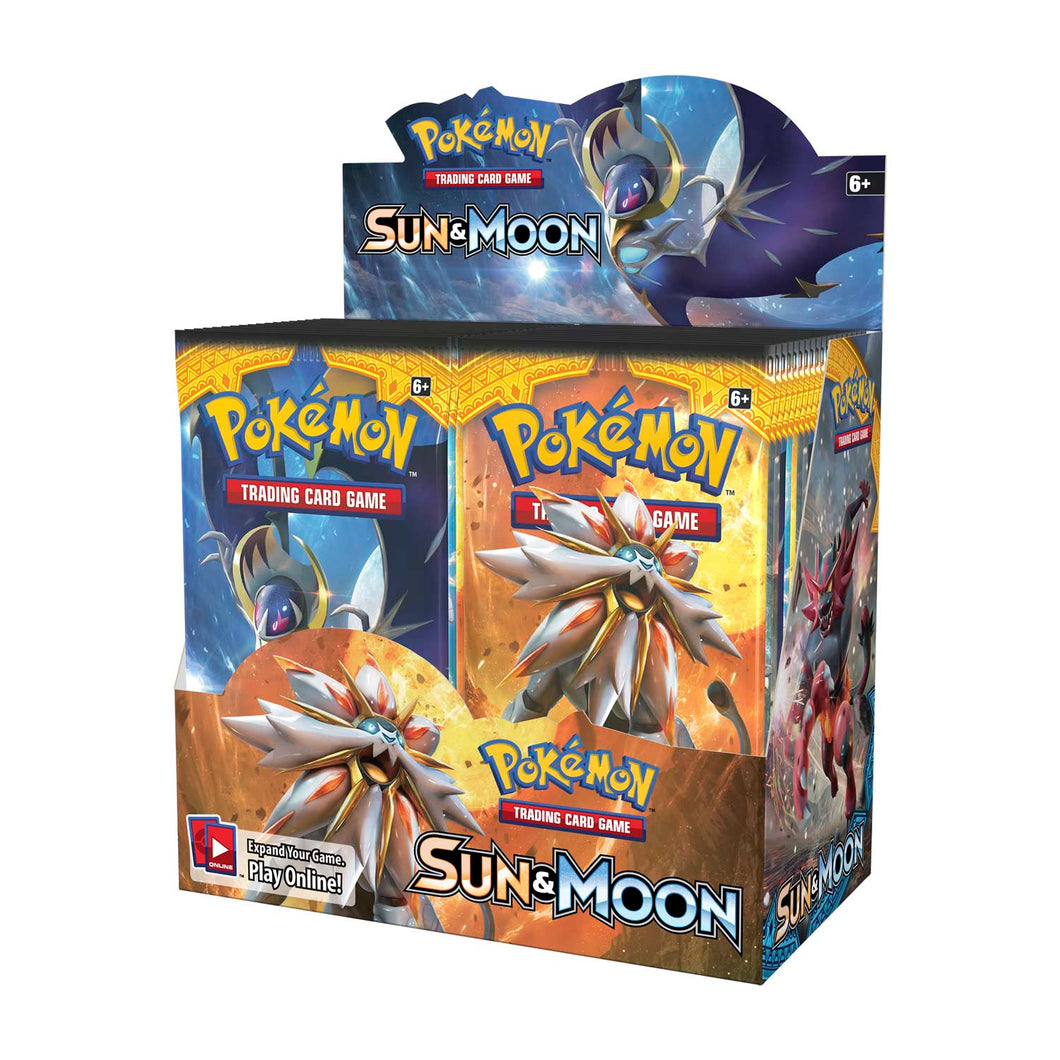 Pokemon Sun and Moon Base Set Booster Box (36 packs per box, 10 cards per pack)