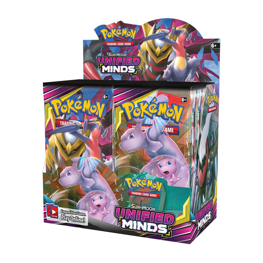 Pokemon Unified Minds Booster Box (36 packs in a box, 10 cards in a pack)