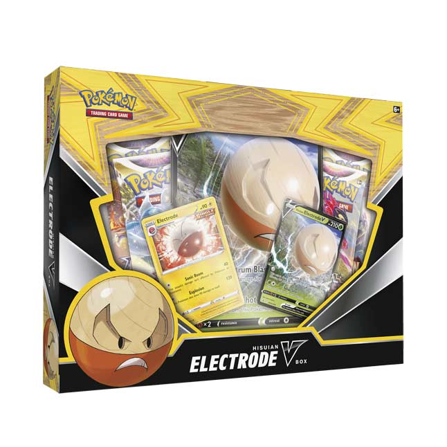 Hisuian Electrode V Box (4 packs per box, 10 cards per pack)