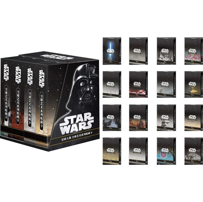 Card. Fun Star Wars Global Art Series Trading Cards Hobby Box (4 Mini ...