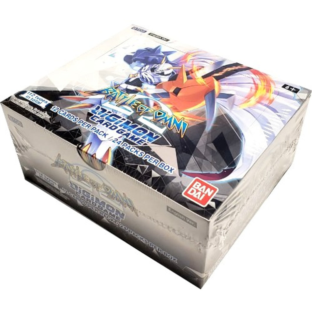 Digimon Battle of Omni Booster Box (24 packs per box, 12 cards per pack)
