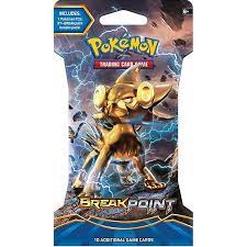 Pokemon XY Breakpoint Sleeved Booster Pack (1 pack per hanger, 10 cards per box)