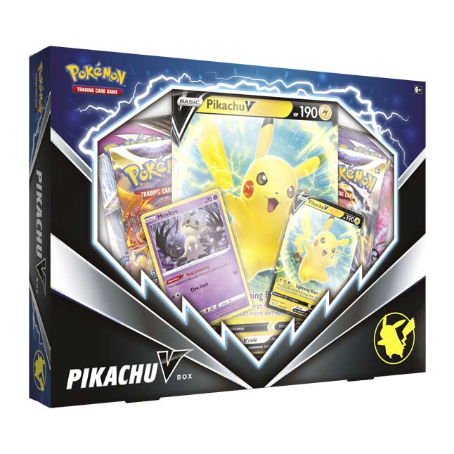 Pokemon Pikachu V Box (4 packs per box, 10 cards per pack)