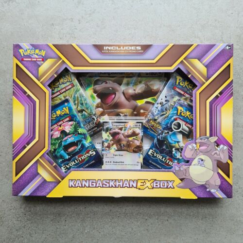 Pokemon Kangaskhan EX Collection Box (4 packs per box, 10 cards per pack)