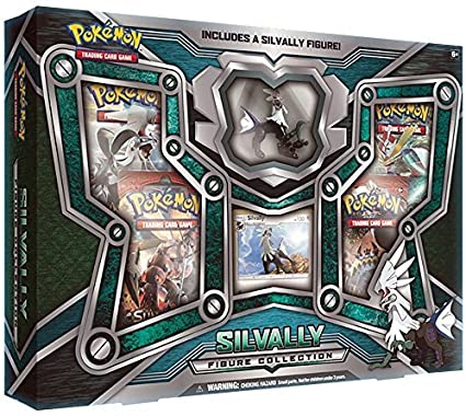Pokemon Silvally Figure Collection Box (4 packs per box, 10 cards per pack)